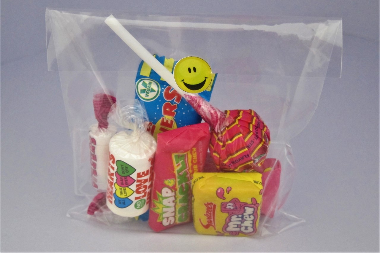 Cellophane Bag Small (115mm x 65mm). Pack 100