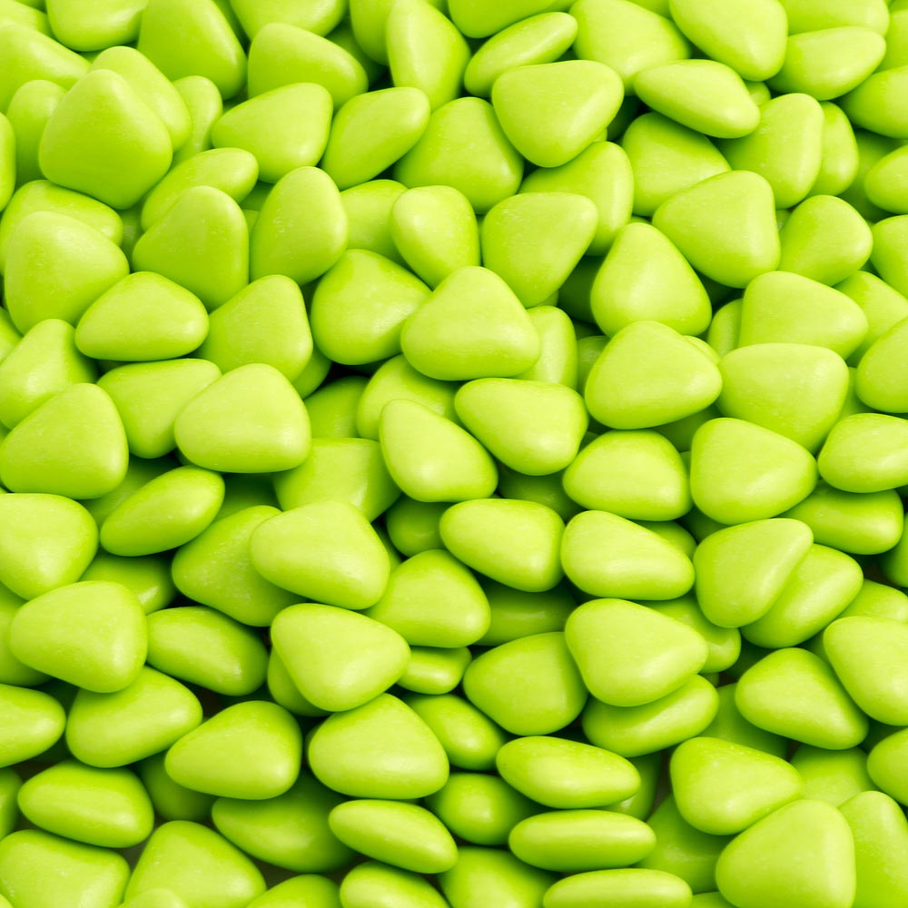 Picture of Vegan Lime Mini Dragee Hearts 