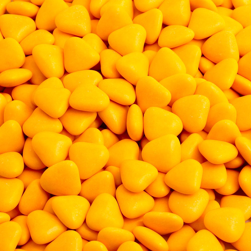 Picture of Vegan Orange Mini Dragee Hearts 