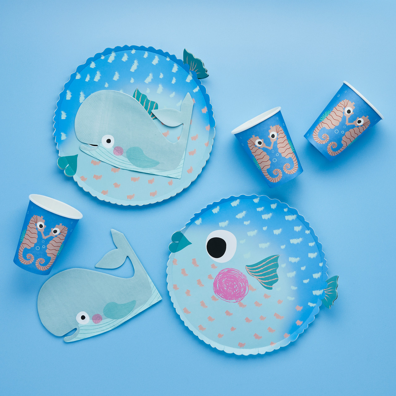 Picture of Puffer Fish Paper Plates