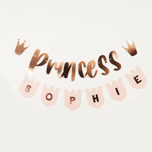 Picture of Personalised Princess name Banner