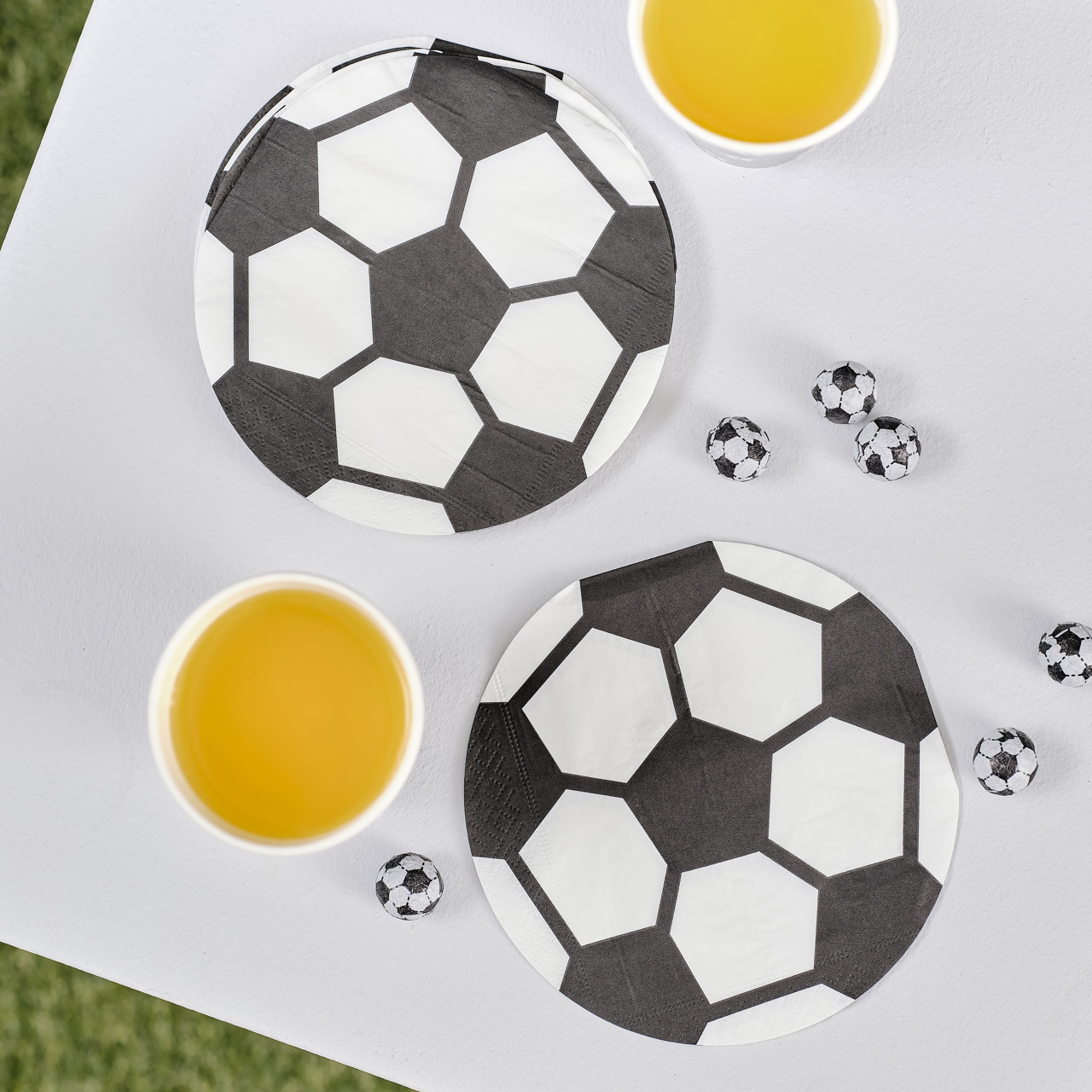 Picture of Football Shaped Paper Napkins