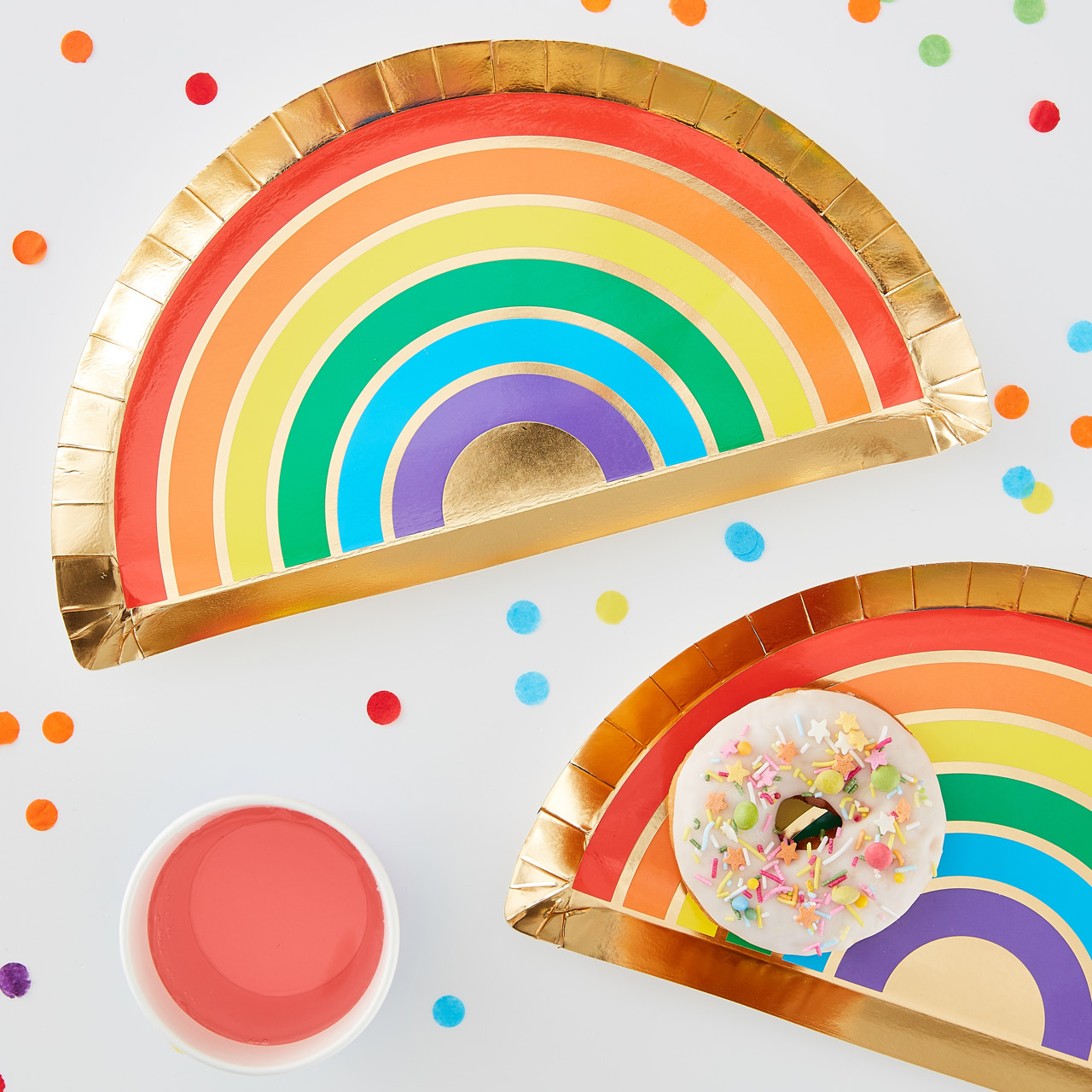 Picture of Rainbow Paper Plates