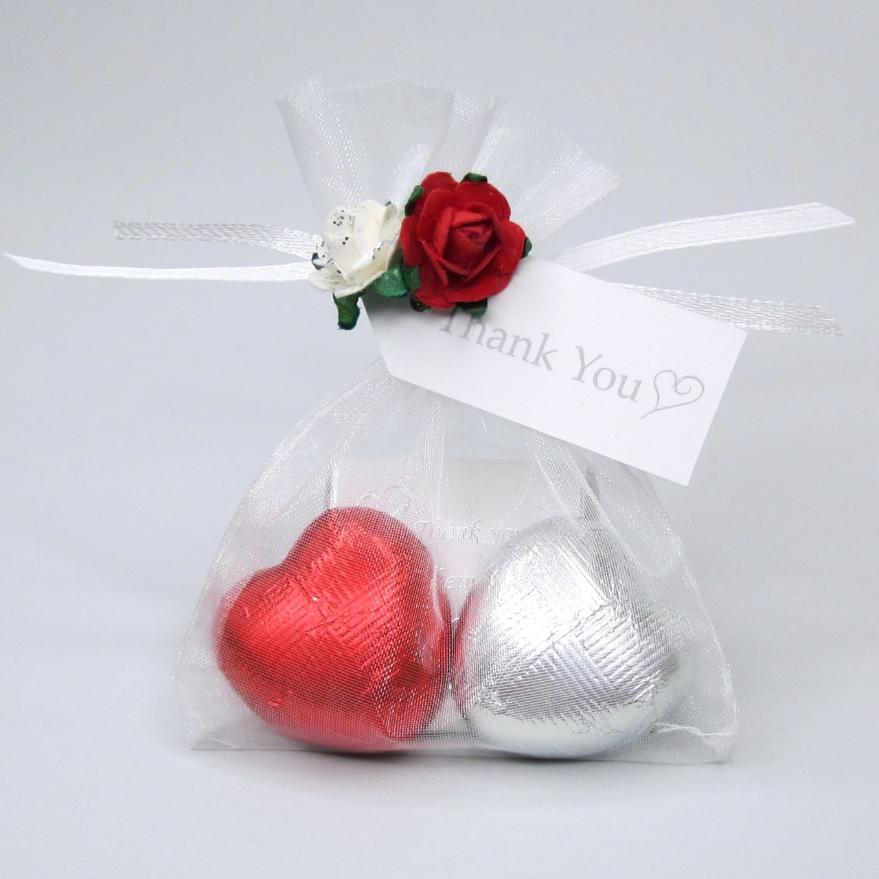 Picture of Red & Silver Duo Favour