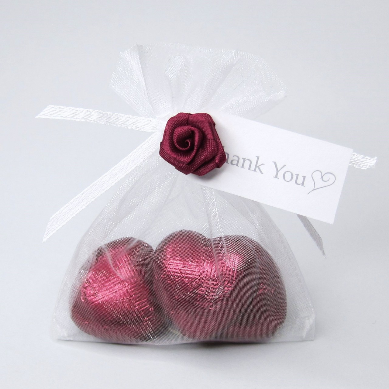 Picture of Burgundy Chocolate Hearts Trio