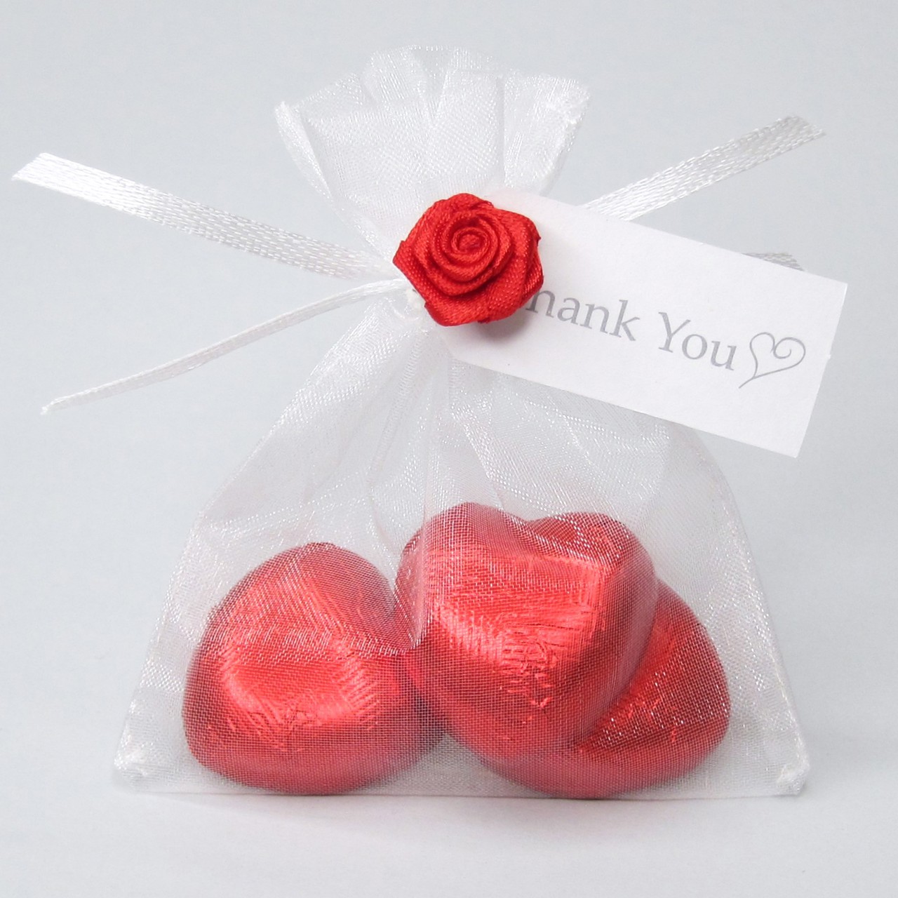 Picture of Red Vegan Chocolate Hearts Trio