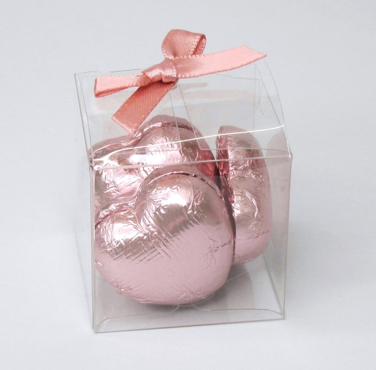 Picture of Rose Gold Chocolate Hearts Favour Box