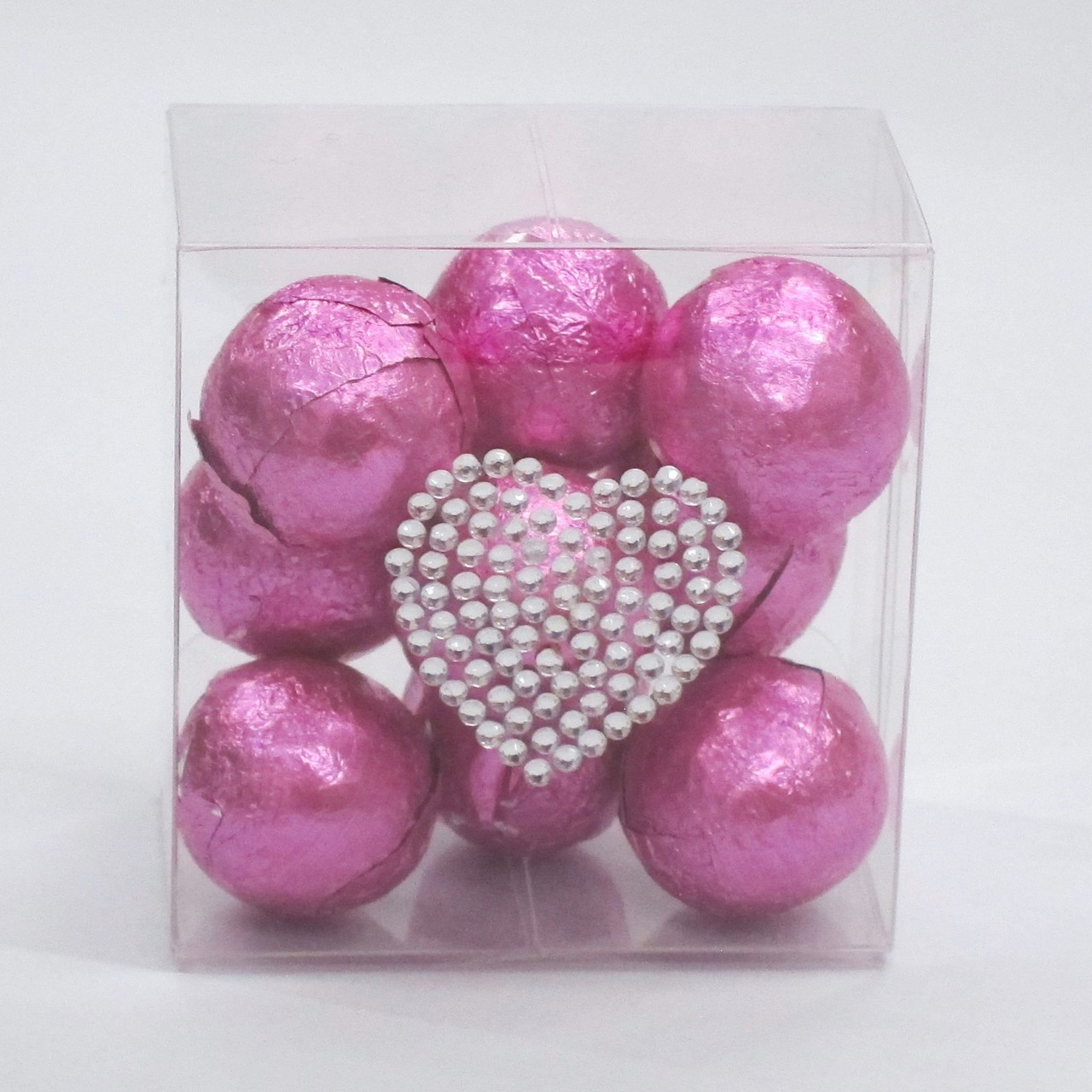 Picture of Pink Chocolate Balls Sweethearts Favour 