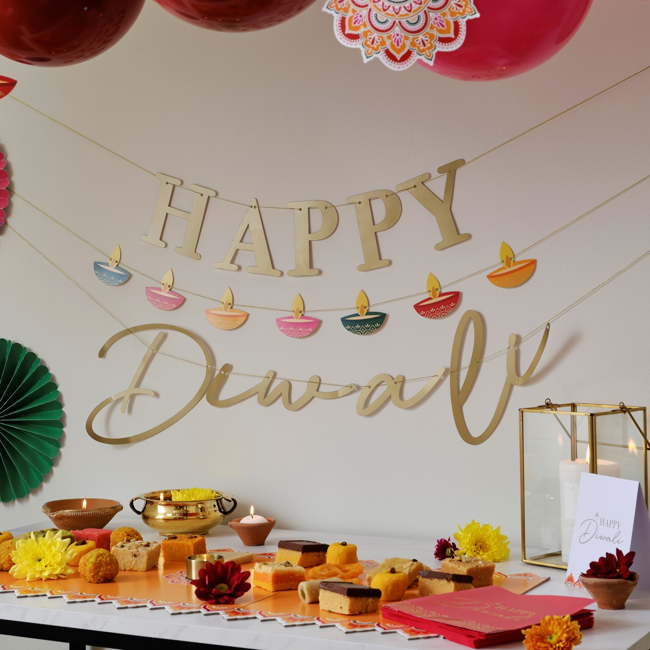 Picture of Happy Diwali Gold Bunting